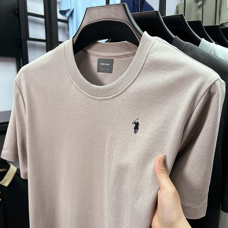 High end silky cotton t shirt