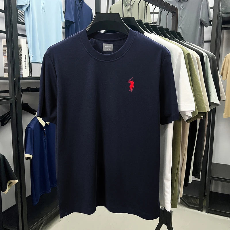 High end silky cotton t shirt