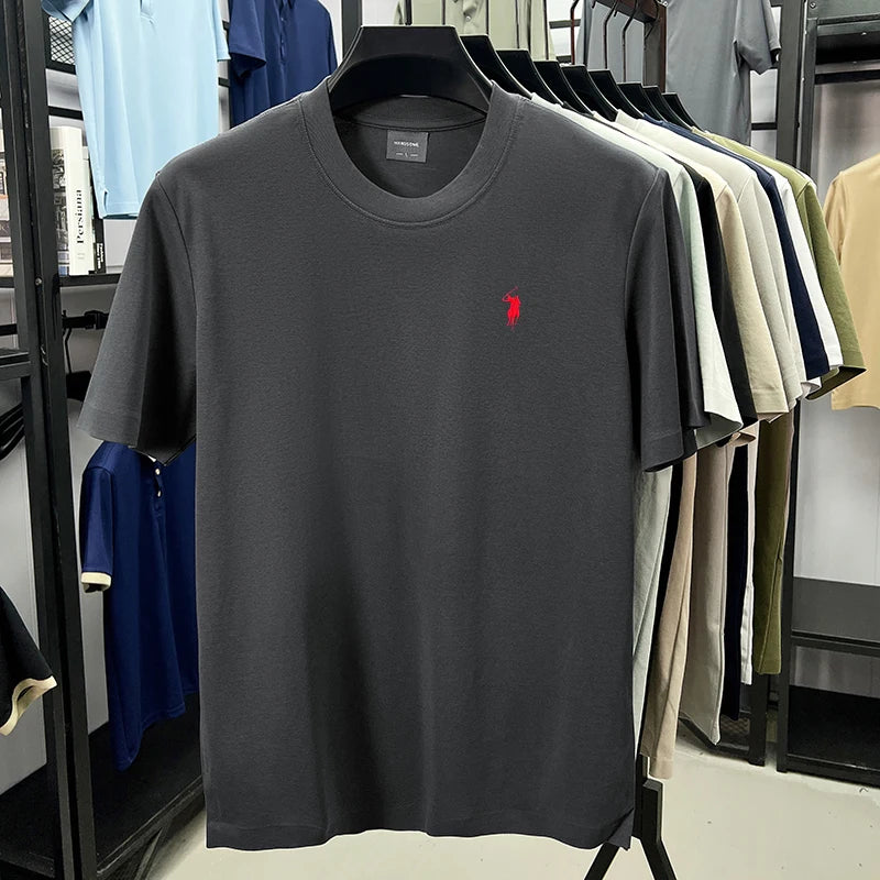 High end silky cotton t shirt