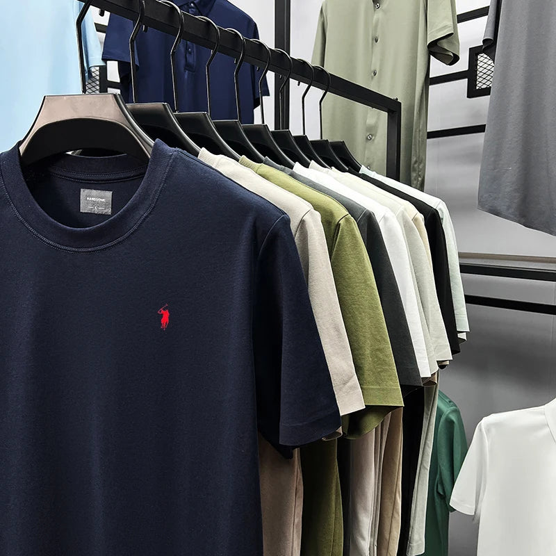 High end silky cotton t shirt