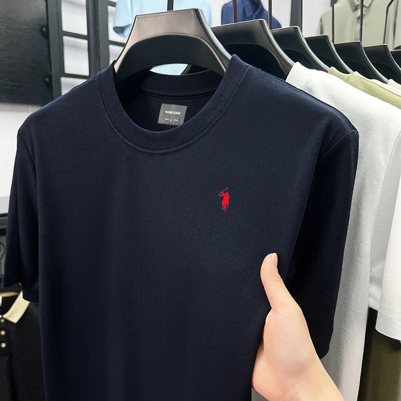 High end silky cotton t shirt