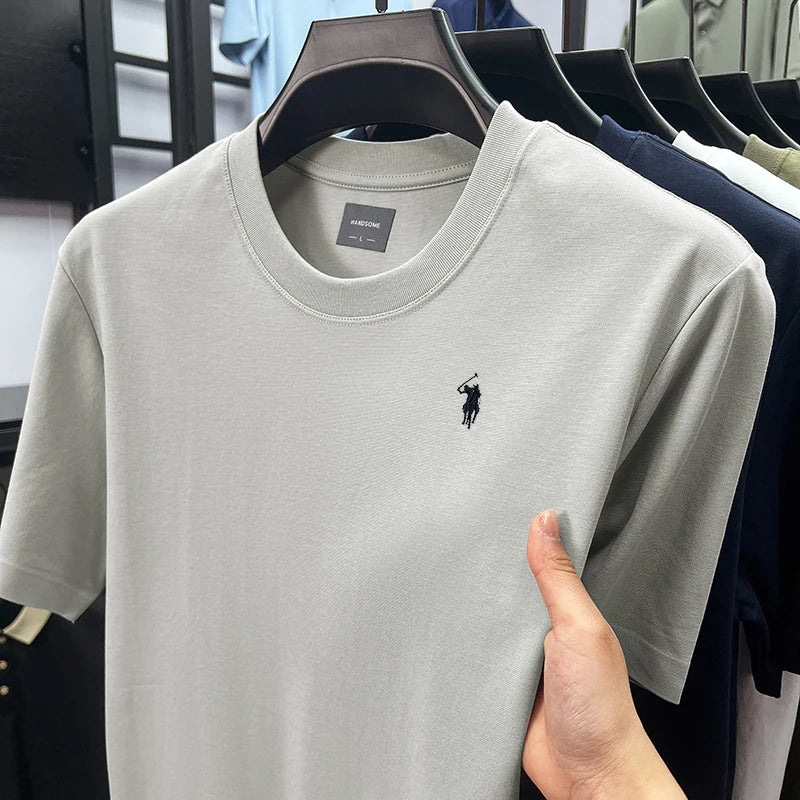 High end silky cotton t shirt