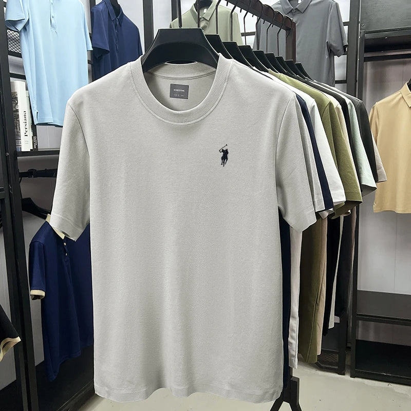 High end silky cotton t shirt