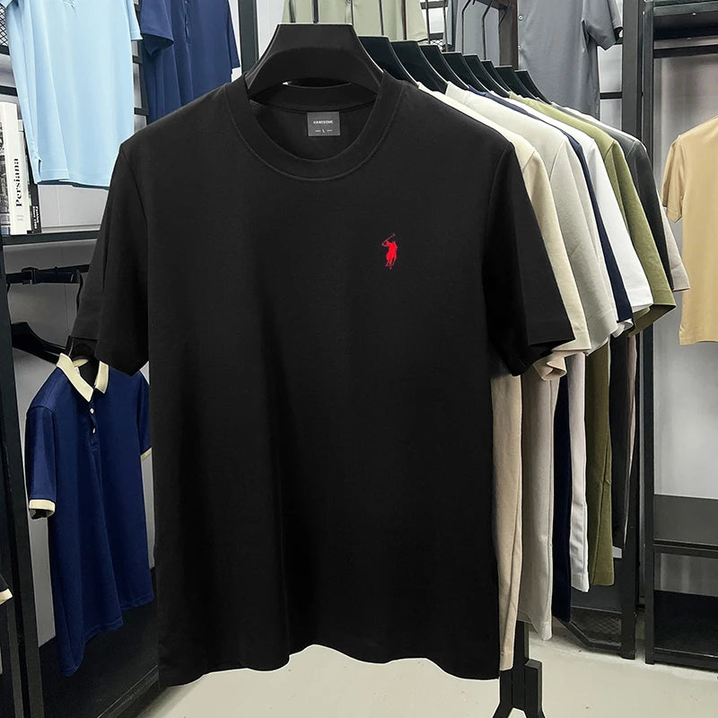 High end silky cotton t shirt