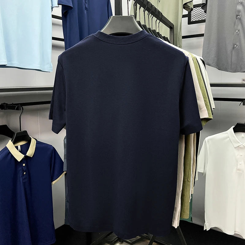 High end silky cotton t shirt