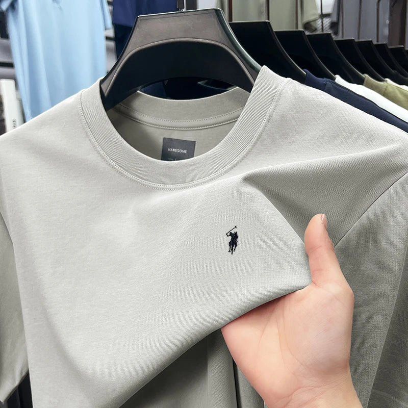 High end silky cotton t shirt