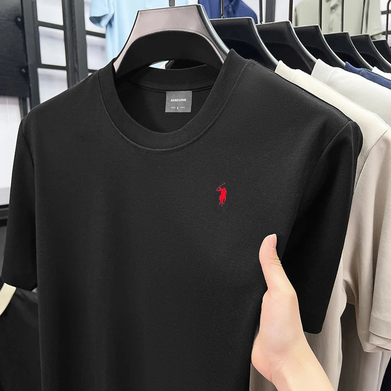 High end silky cotton t shirt