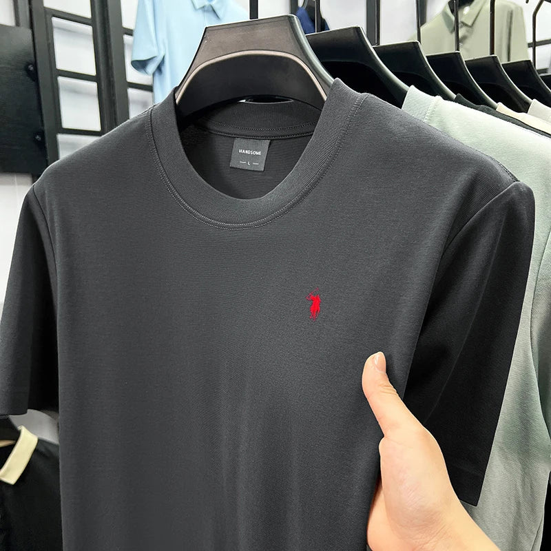 High end silky cotton t shirt