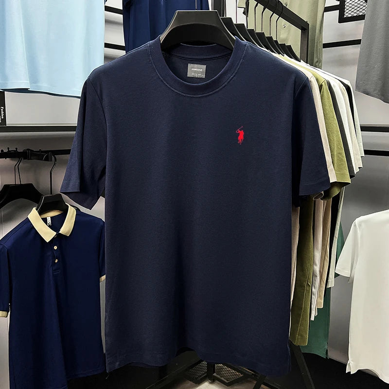 High end silky cotton t shirt