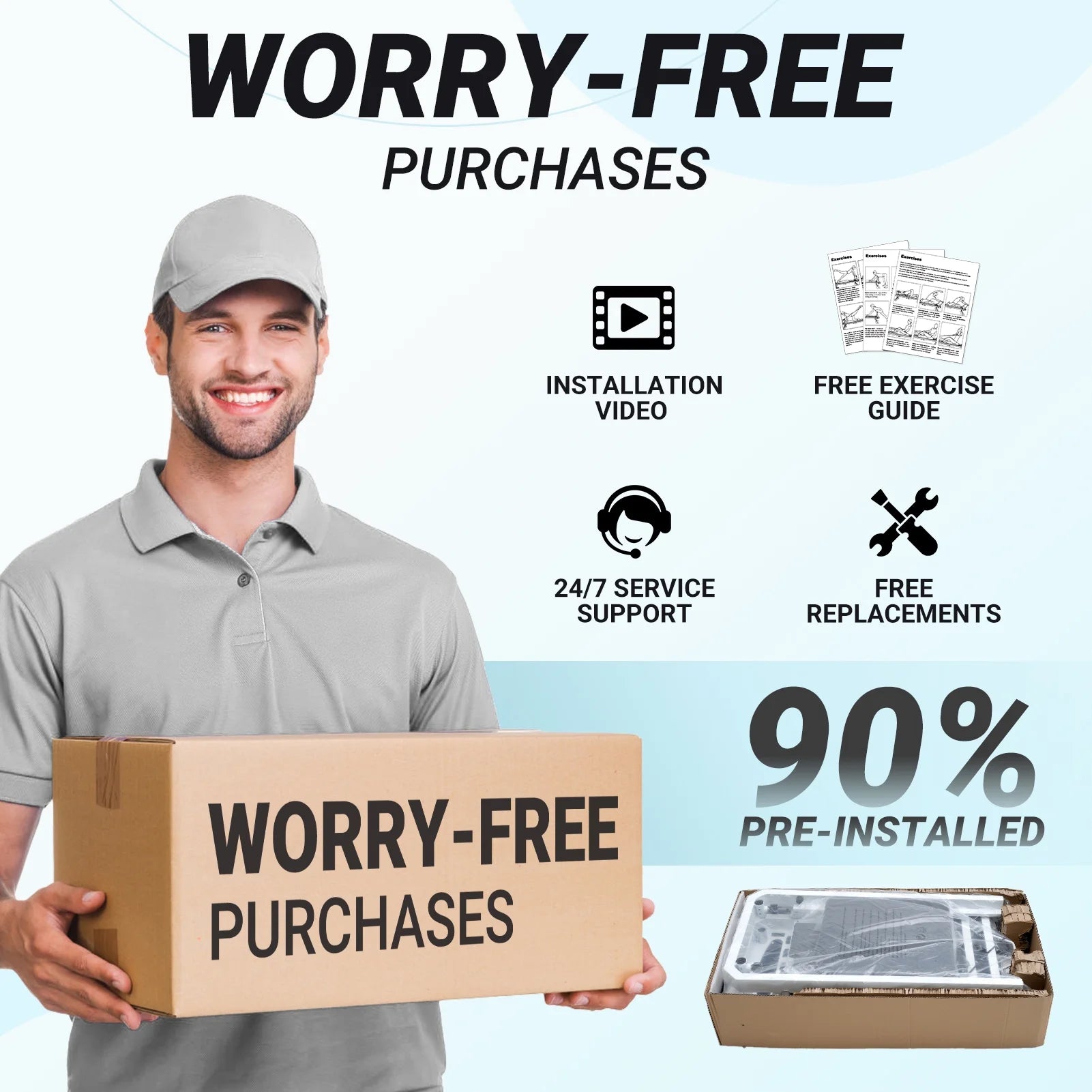 Foldable Pilates Equipment for Home Workouts,Balanced Body Pilates Reformer Machine for Home and Gym, Pilates Exercise Equipment with Jump Board, Pilates Box Set